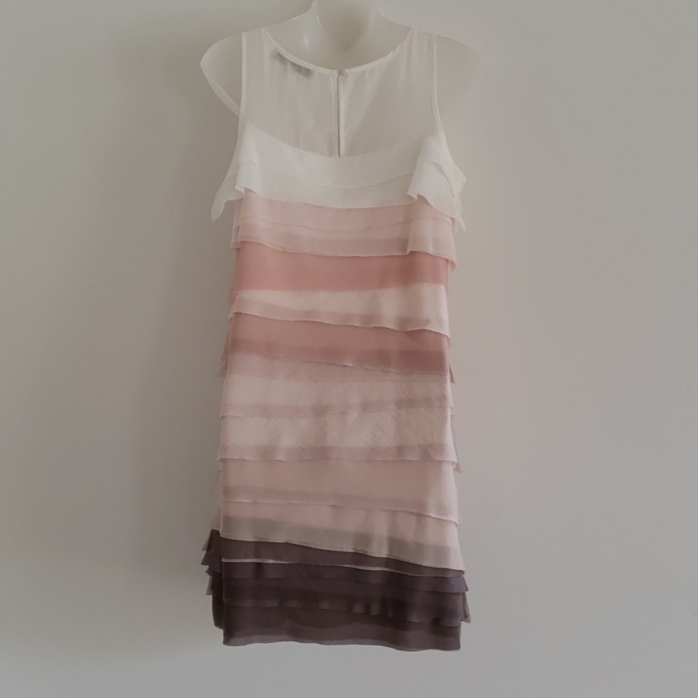Womens Dress Size 6 Petites Loft Multi Color - Picture 4 of 6